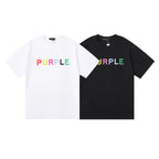 PURPLE  fashion T-shirt